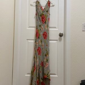 Long flora dress size L